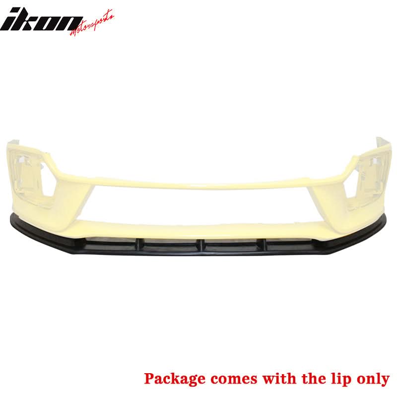 2016-2018 Ford Focus RS Unpainted Black Front Lip SplitterSpoiler PU - Image 6