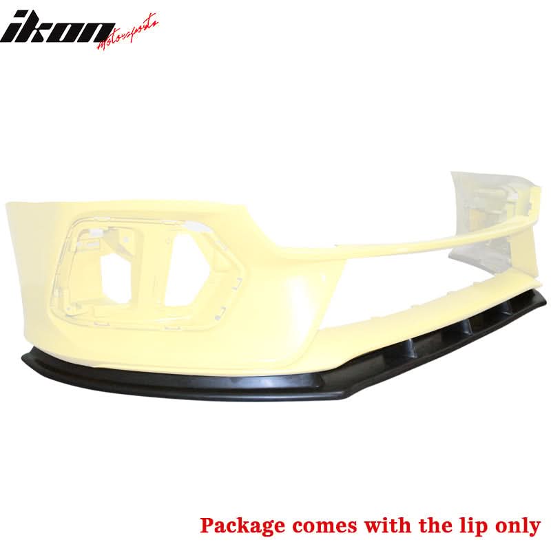 2016-2018 Ford Focus RS Unpainted Black Front Lip SplitterSpoiler PU - Image 7