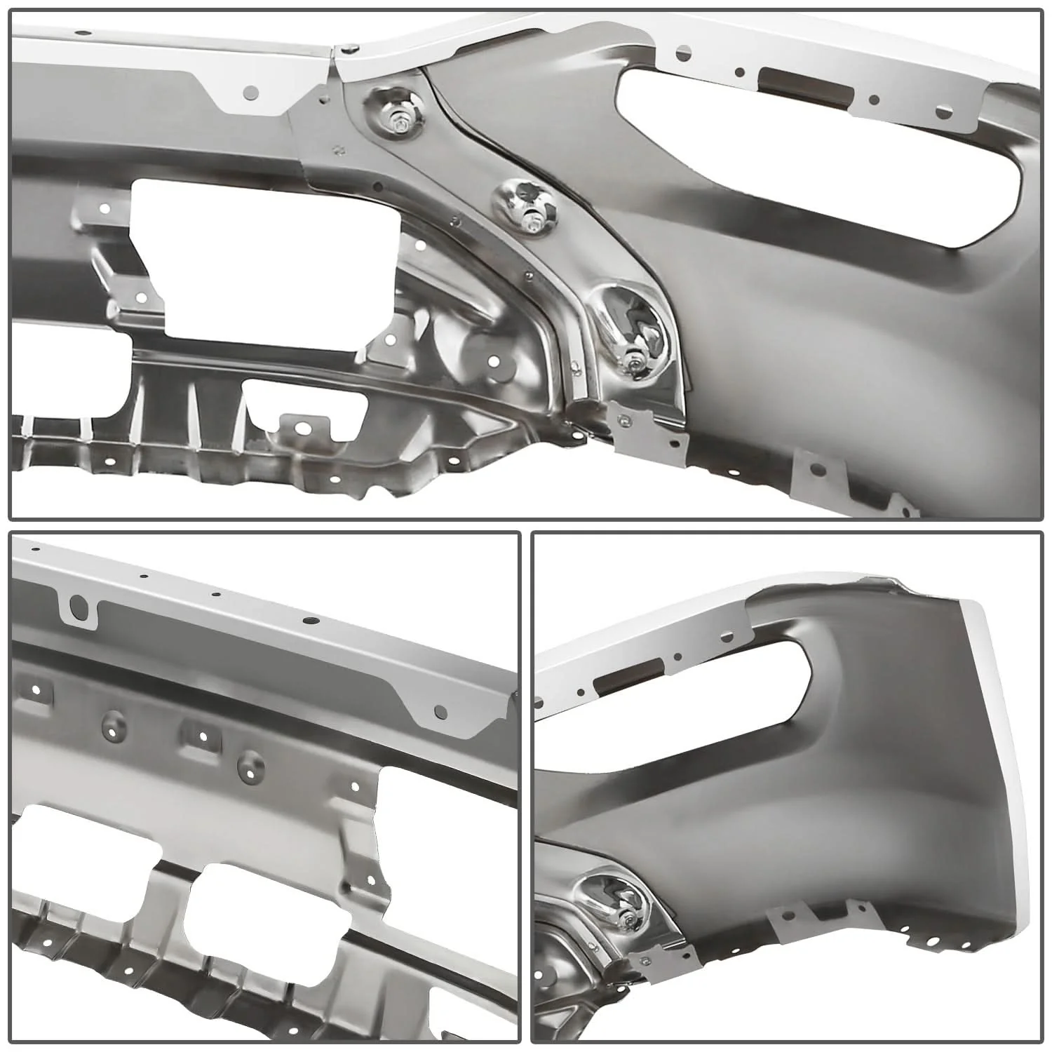 2016-2018 GMC Sierra 1500 Front Bumper Cover - Stamped Steel - Image 3