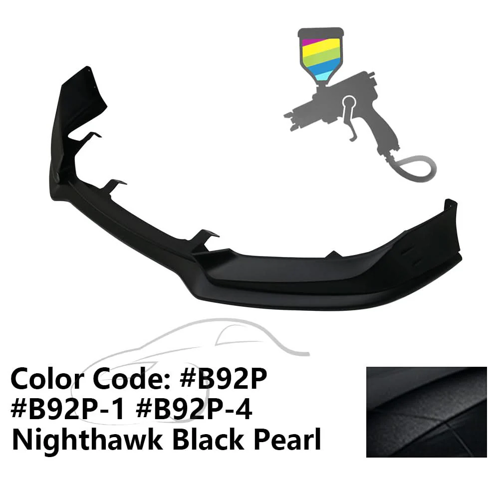 2016-2018 Honda Civic Mugen Style Front Bumper Lip PP - Image 8