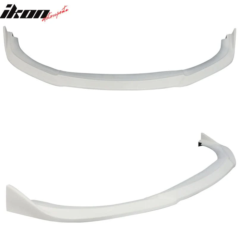 2016-2018 Honda Civic Sedan Paint Taffeta White NH578 Front Lip - Image 3