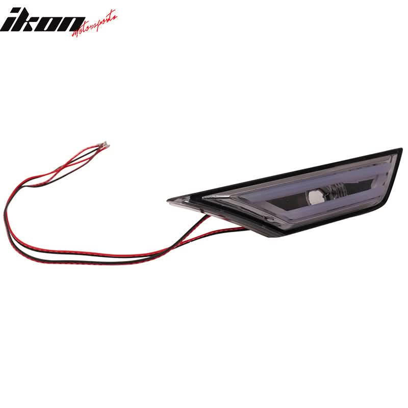 2016-2018 Honda Civic Smoke LED Front Sidemarkers Side Marker Light - Image 5