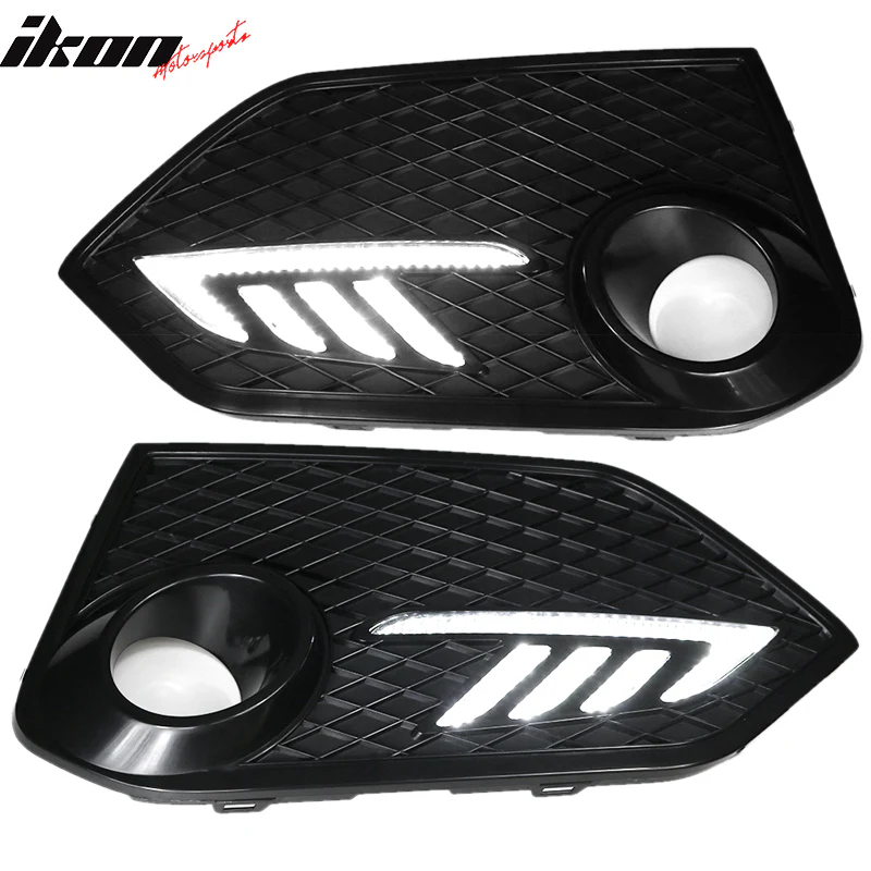 2016-2018 Honda Civic X Gen Type R White Amber Daytime Running Lights - Image 2