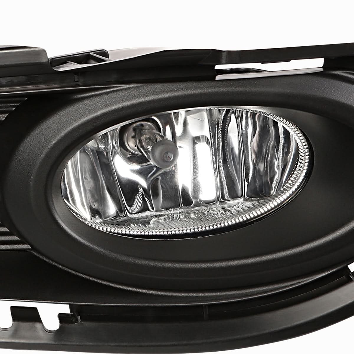 2016-2018 Honda HR-V Fog Lights with Switch & Bezel - Chrome/Clear - Image 4