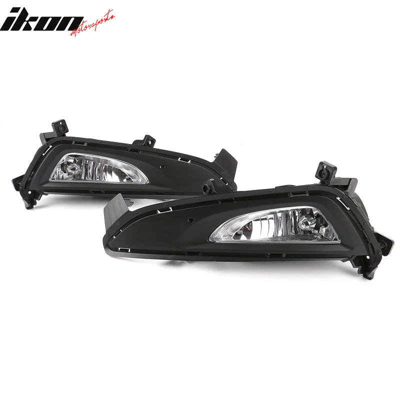 2016-2018 Hyundai Tucson Foglights Kit Black Housing Clear Lens - Image 5