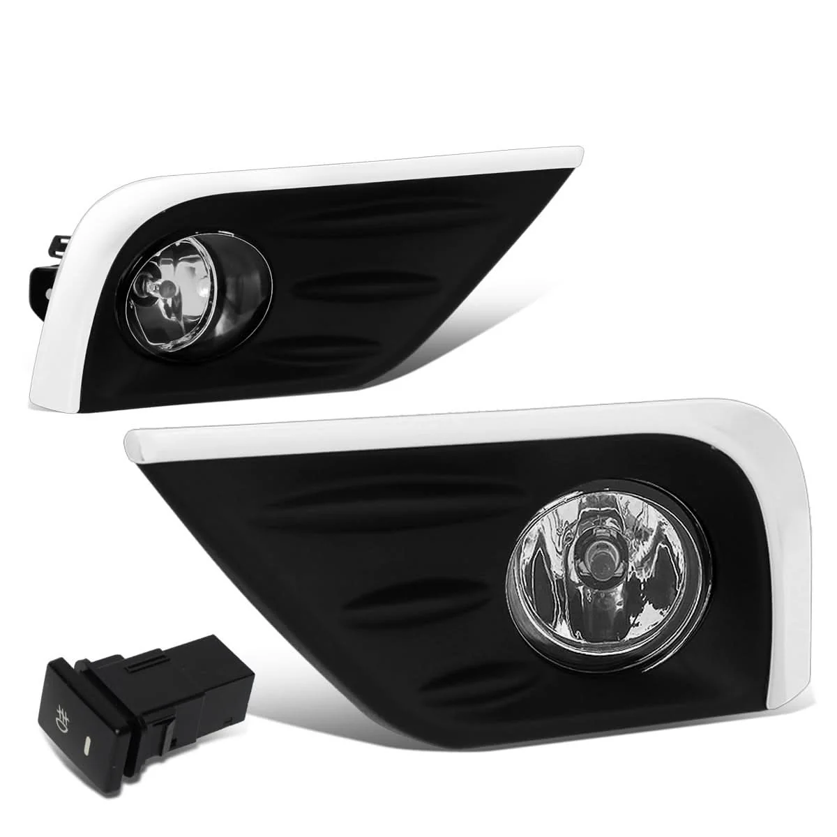 2016-2018 Nissan Altima Fog Lights with Switch & Chrome Bezel - Image 3