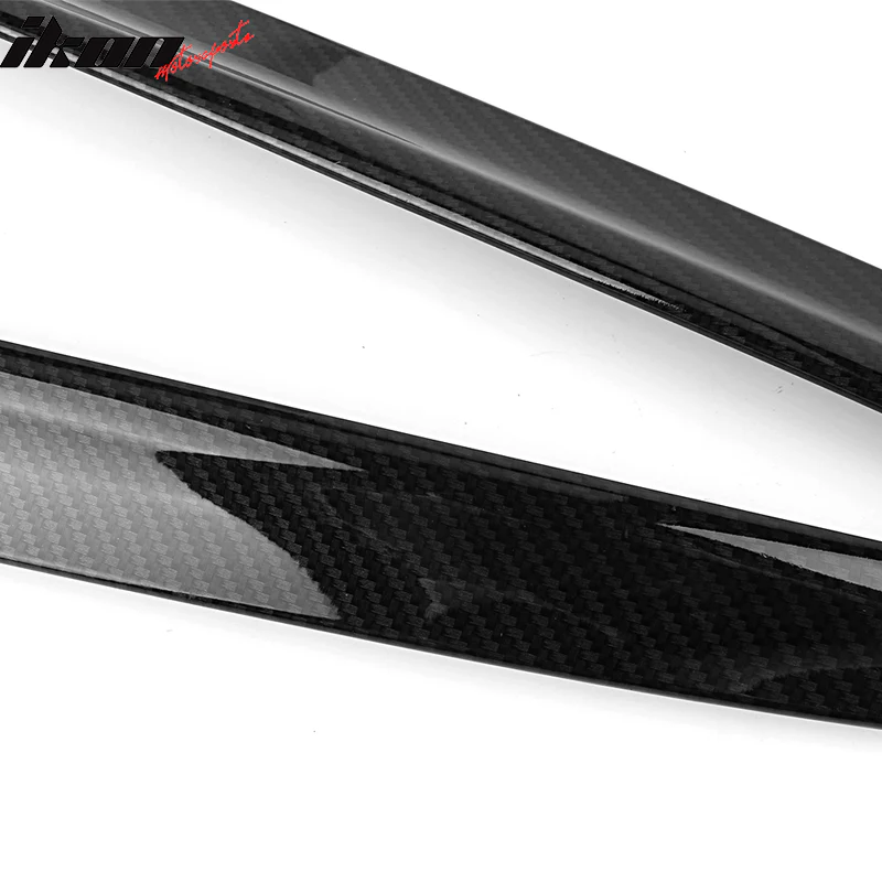 2016-2018Â Honda Civic Fog Lights Cover Eye Lid Trim Carbon Fiber Print - Image 8