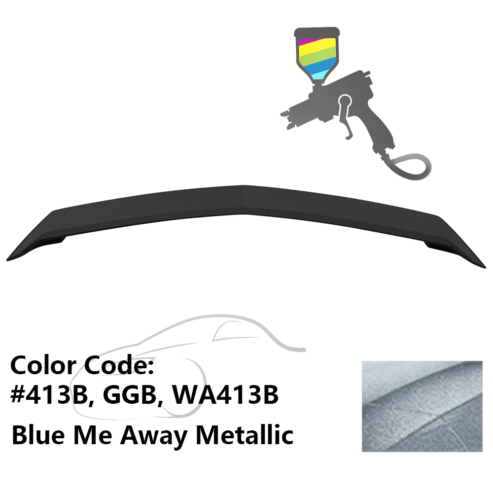 2016-2019 Cadillac ATS Sedan V Style Trunk Spoiler Wing ABS - Image 21