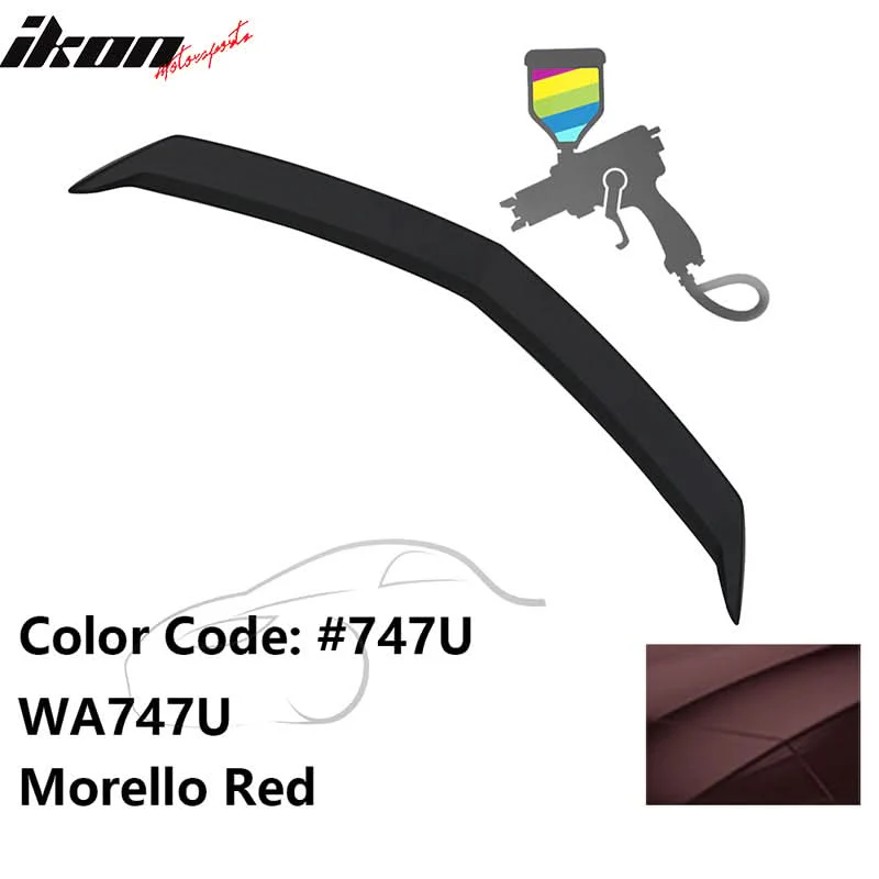 2016-2019 Cadillac ATS Sedan V Style Trunk Spoiler Wing ABS - Image 32