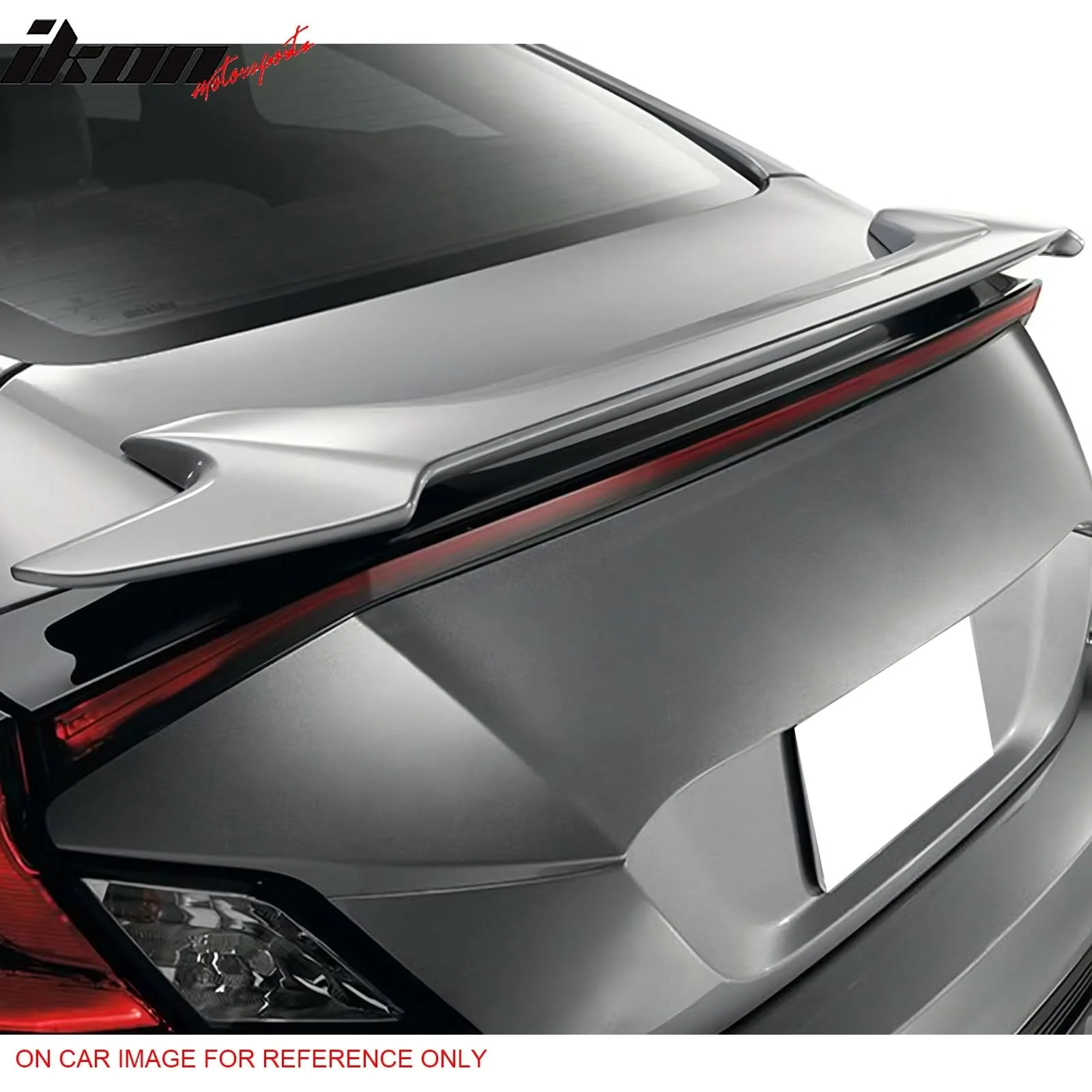 2016-2020 Honda Civic Coupe OE #NH578 Taffeta White Trunk Spoiler ABS - Image 3
