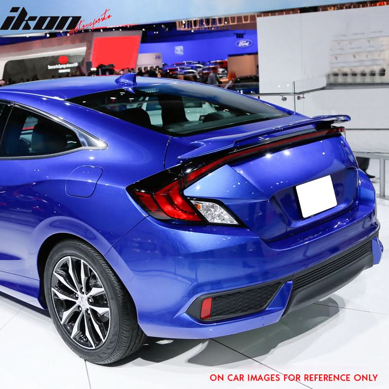 2016-2020 Honda Civic X OE Style Trunk Spoiler Carbon Fiber Rear Wing - Image 2