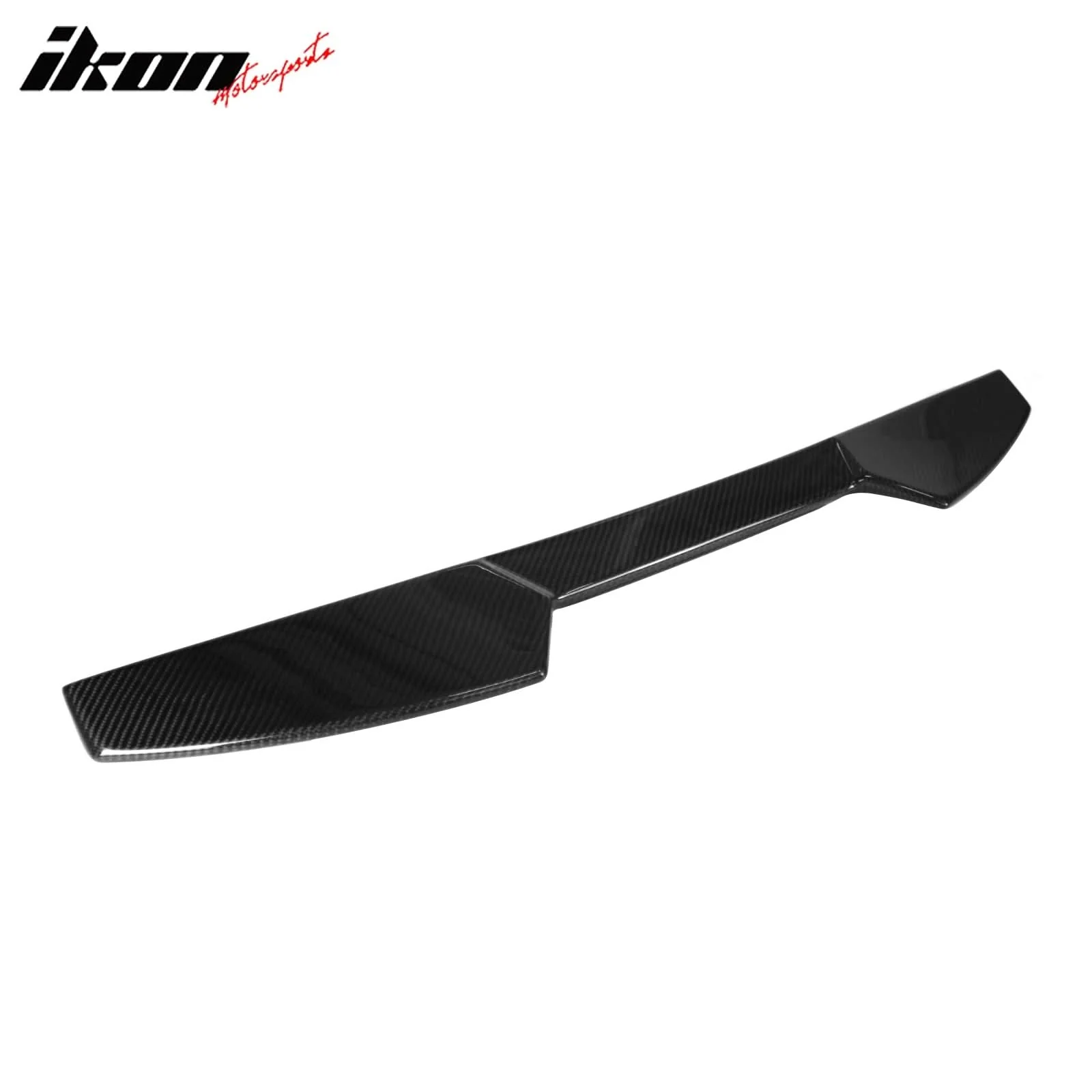 2016-2021 Honda Civic 10th Gen Sedan V Style Roof Spoiler Carbon Fiber - Image 4