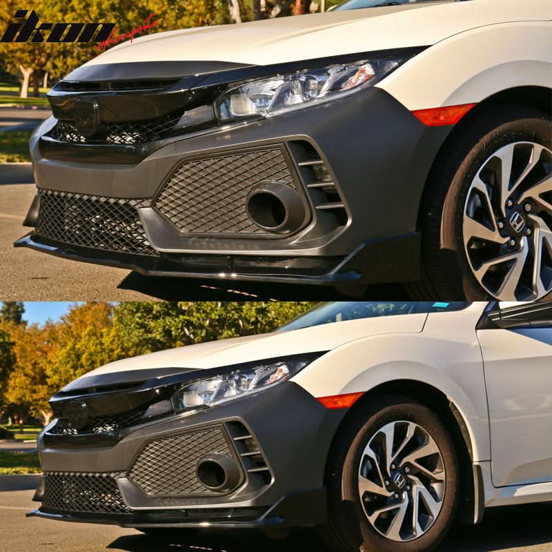 2016-2021 Honda Civic 10th-Gen Type-R Style Front Bumper Conversion - Image 10