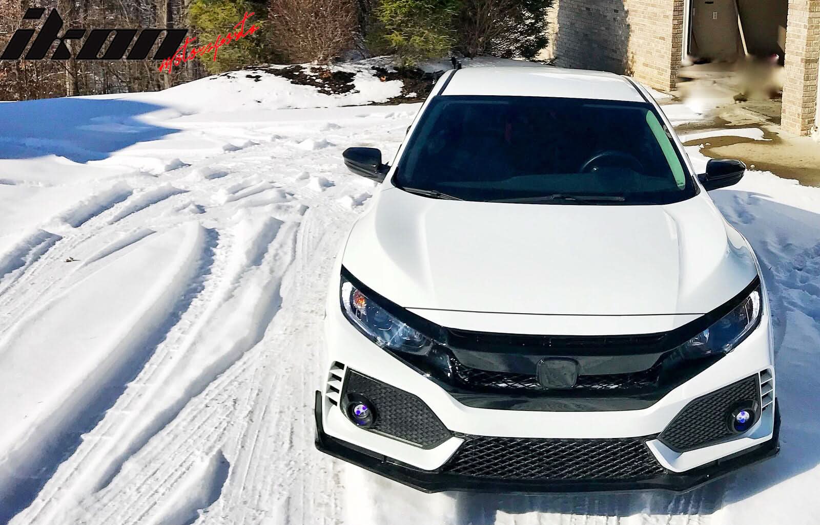 2016-2021 Honda Civic 10th-Gen Type-R Style Front Bumper Conversion - Image 13