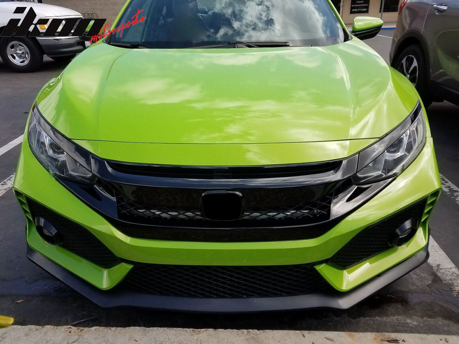 2016-2021 Honda Civic 10th-Gen Type-R Style Front Bumper Conversion - Image 14