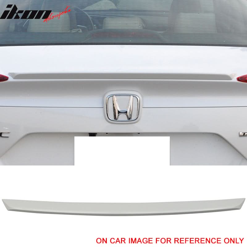 2016-2021 Honda Civic 4Dr Sedan Rear Trunk Spoiler Ducktail Wing Lip - Image 12