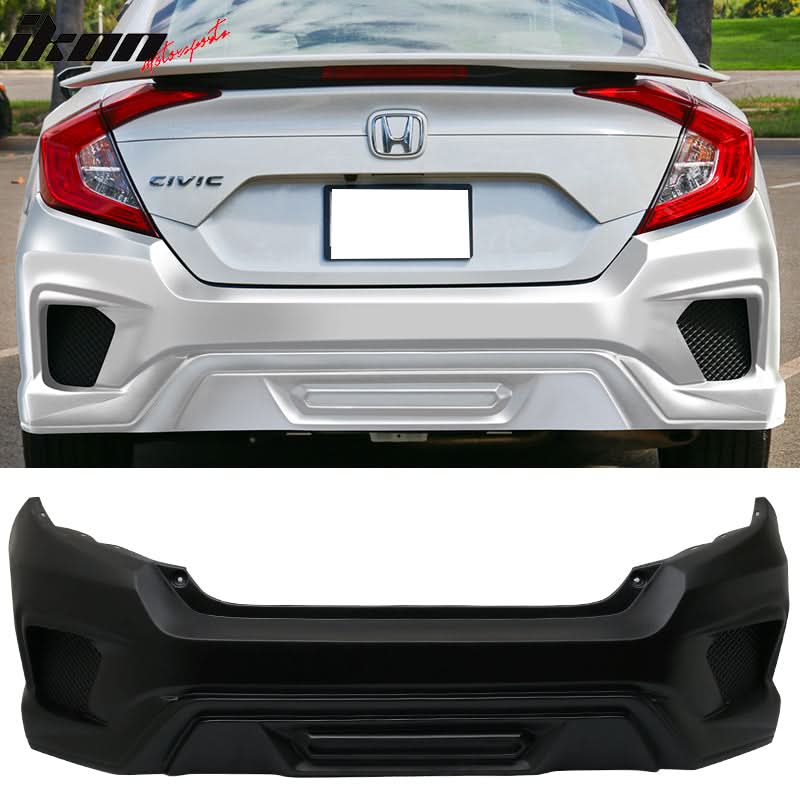 2016-2021 Honda Civic Gen X Concept Front & Rear Bumper Conversion PP - Image 3