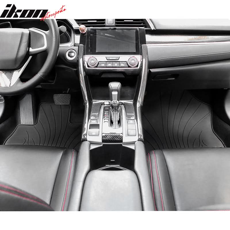 2016-2021 Honda Civic Latex Floor Mats Liner All Weather Carpets - Image 3