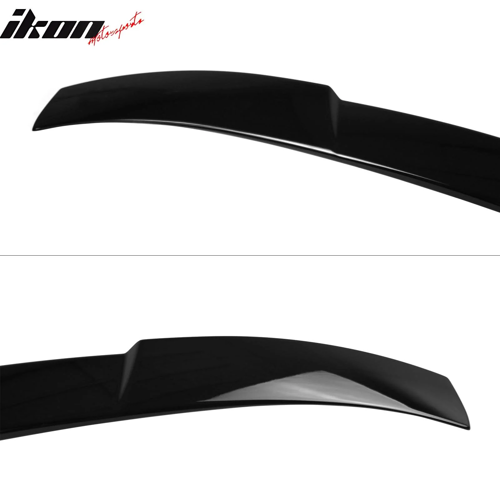 2016-2021 Honda Civic Sedan IKON #NH547 Berlina Black Roof Spoiler ABS - Image 9