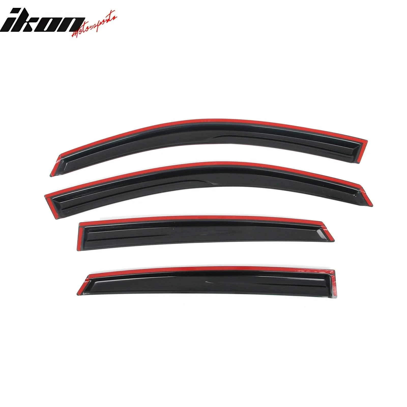 2016-2021 Honda Civic Sedan Mugen Style Window Visors Vent Rain Guards - Image 4