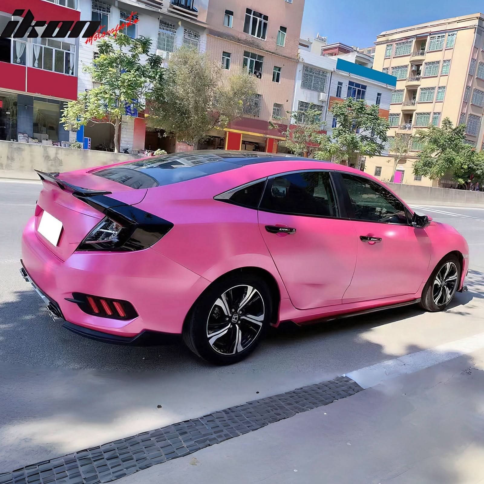 2016-2021 Honda Civic Sedan R Style Trunk Spoiler ABS - Image 103