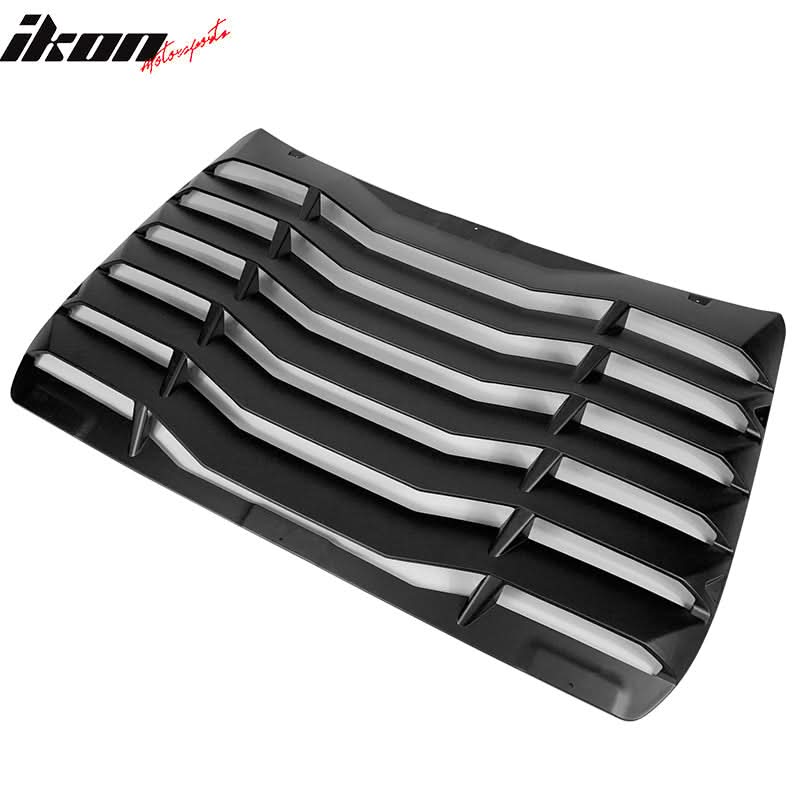 2016-2021 Honda Civic Sedan Rear Window Louver Side Quarter Scoop ABS - Image 4