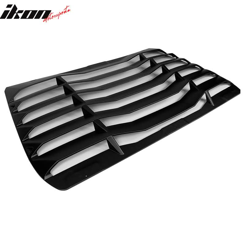 2016-2021 Honda Civic Sedan Rear Window Louver Side Quarter Scoop ABS - Image 6