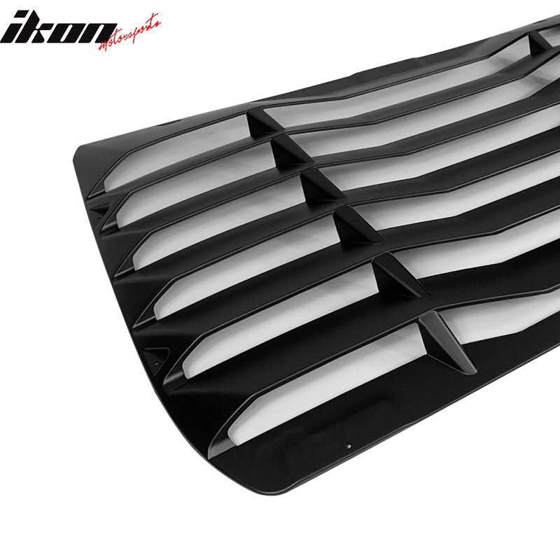 2016-2021 Honda Civic Sedan Rear Window Louver Side Quarter Scoop ABS - Image 7
