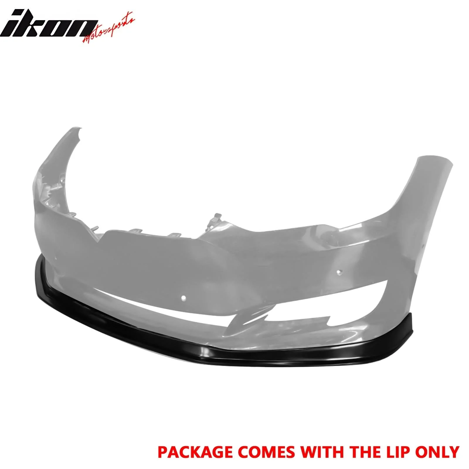 2016-2021 Tesla Model S MDA Style Unpainted Black Front Bumper Lip PU - Image 4