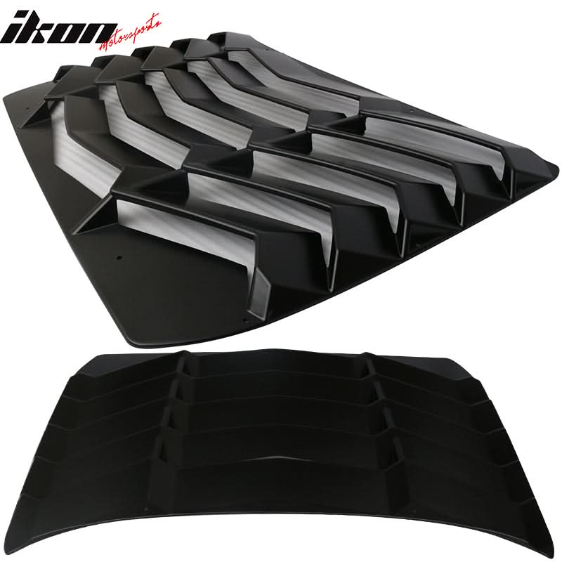 2016-2021Â Honda Civic Sedan Rear Side Window Louver Quarter Panel ABS - Image 6