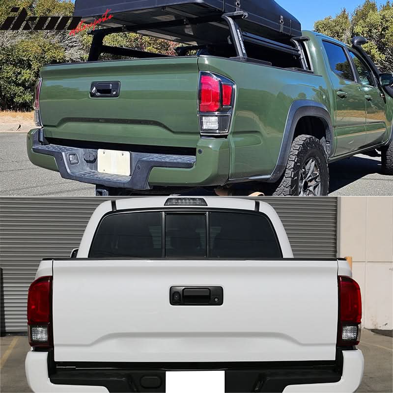 2016-2023 Toyota Tacoma Tailgate Molding Cap Spoiler Matte Black PP - Image 3