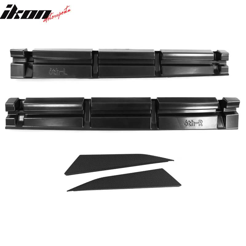 2016-2024 Chevy Camaro Ikon Style Side Skirts Rocker Panel PP - Image 14