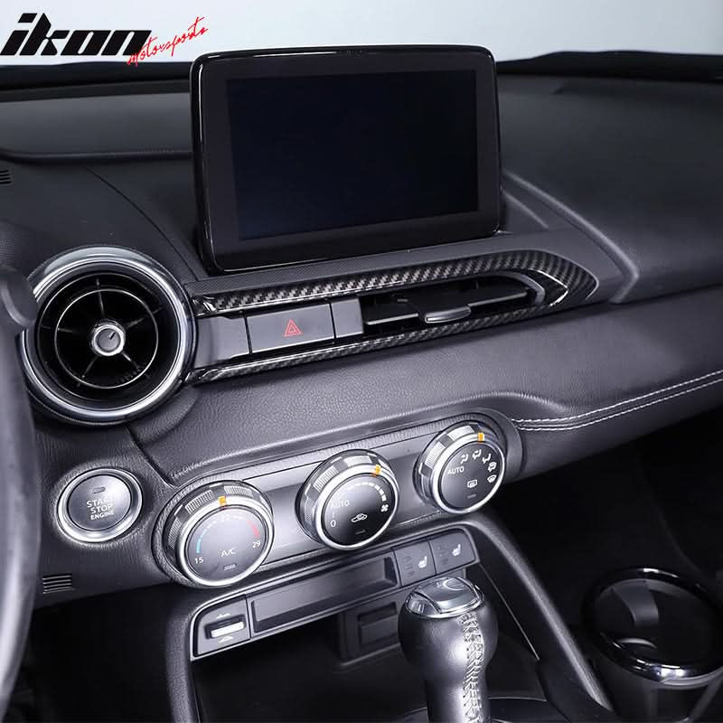2016-2025 Mazda MX5 Miata Carbon Fiber Left Side Air Conditioning Trim - Image 2