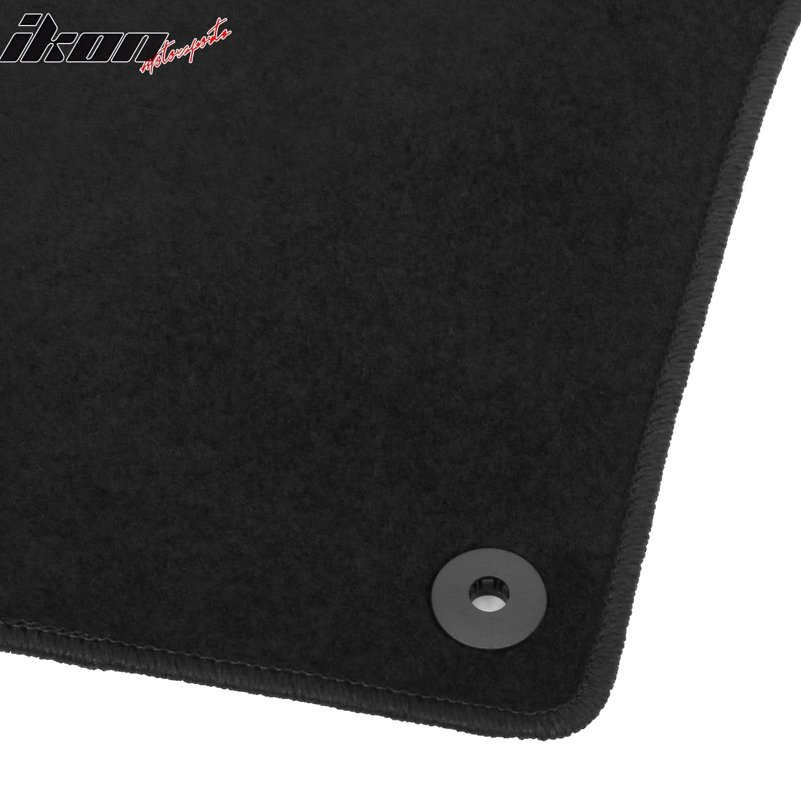 2016-2025 Volvo XC90 PHEV & MHEV Black Floor Mats Nylon 4PCS - Image 9