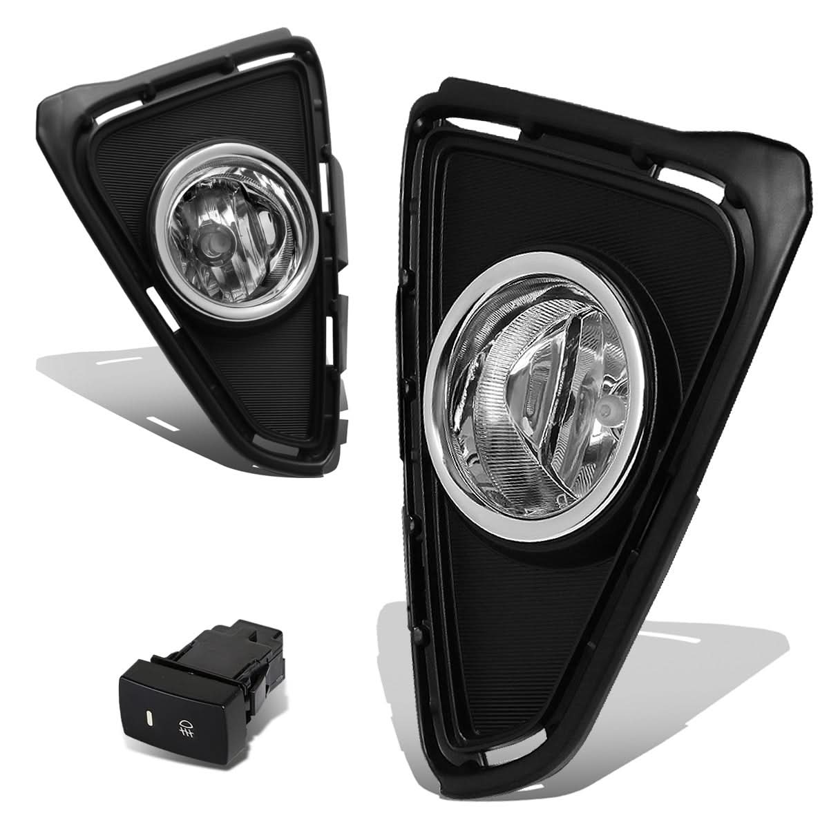 2016 Toyota RAV4 Fog Lights w/ Switch & H16 Bulb - Clear - Image 3