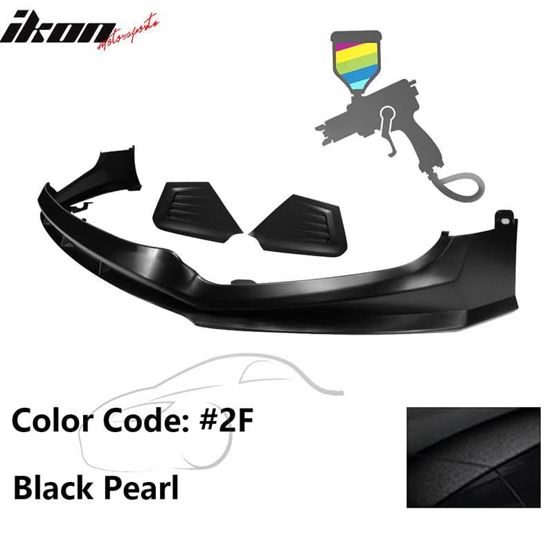 2017-2018 Hyundai Elantra SPW Style Front Bumper Lip W/Covers PP - Image 4