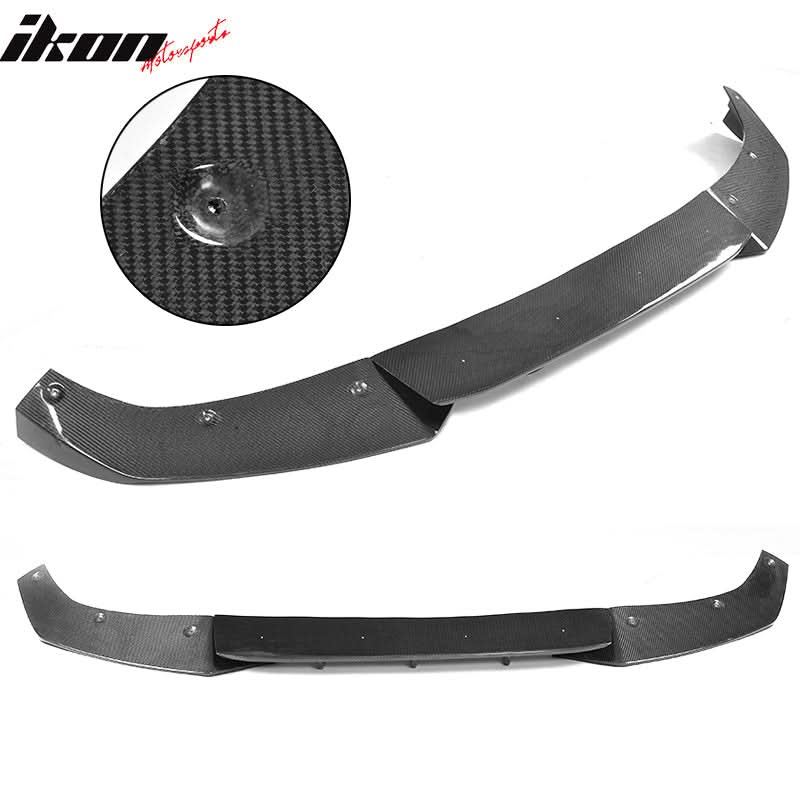 2017-2019 Audi A4 S4 B9 Sedan JC Style Front Bumper Lip Carbon Fiber - Image 6