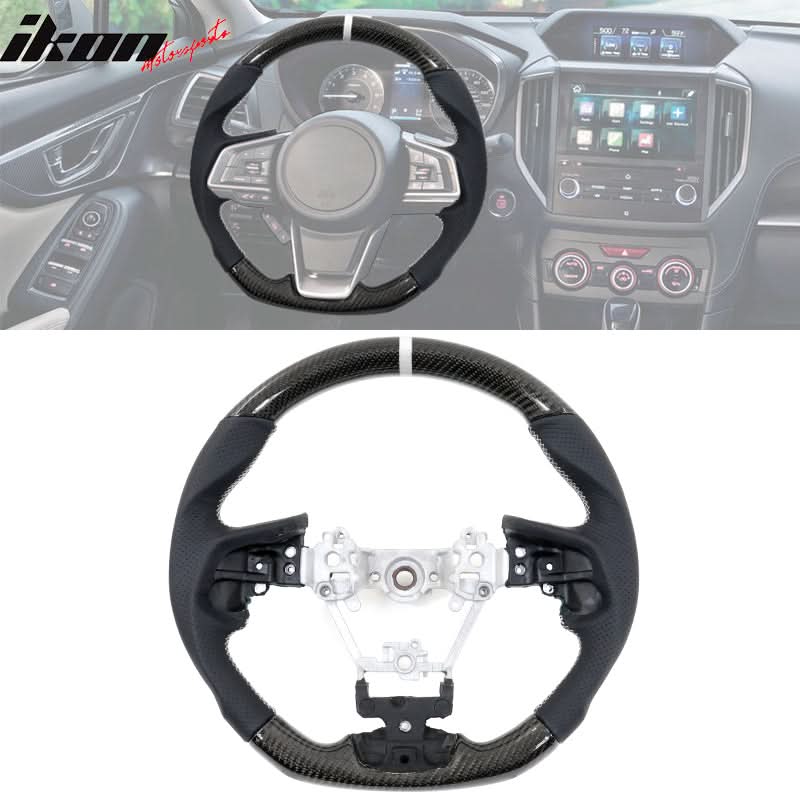 2017-2019 Impreza Carbon Fiber Steering Wheel - Image 12