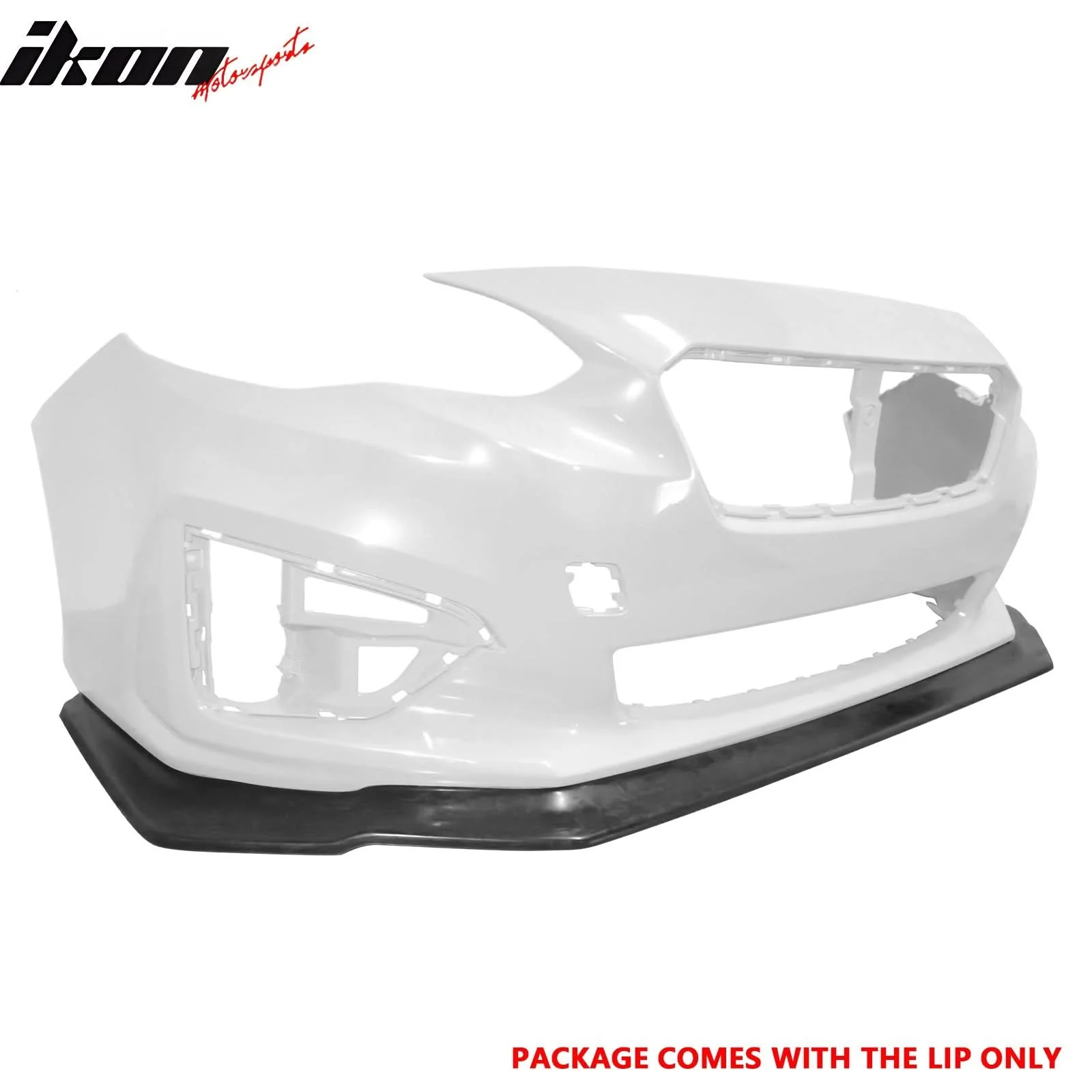 2017-2019 Subaru Impreza IKON Style Unpainted Front Bumper Lip PU - Image 2