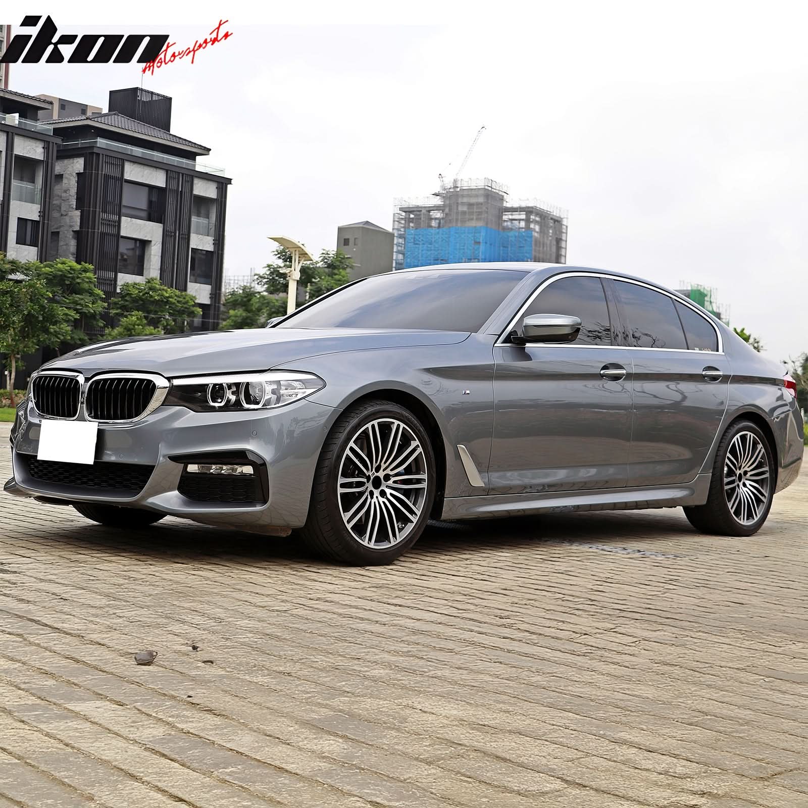 2017-2020 BMW G30 5 Series M-Tech Front Rear Bumper Covers Side Skirts - Image 10