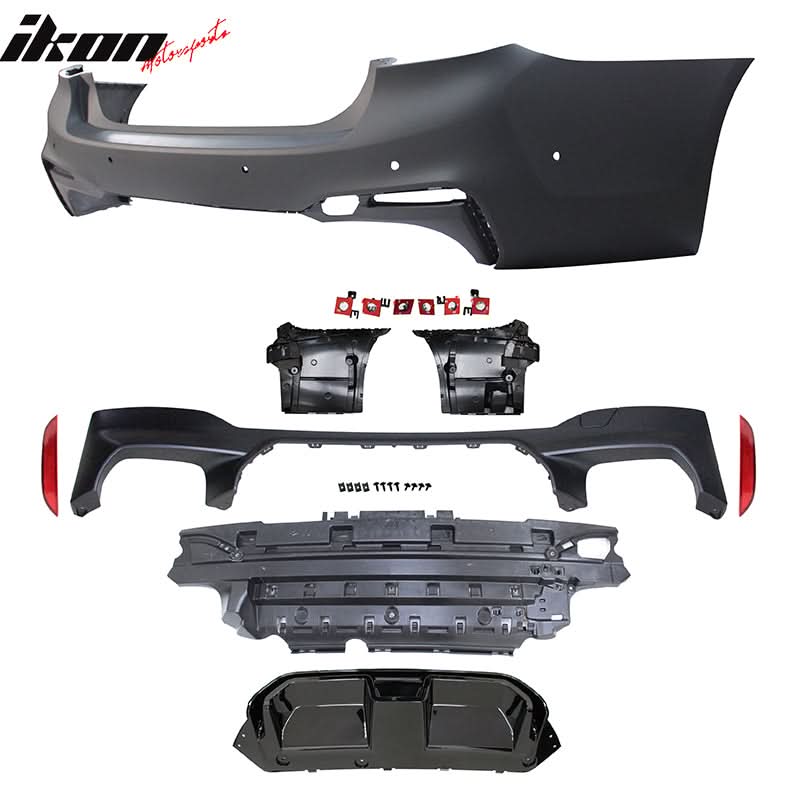 2017-2020 BMW G30 G31 5 Series CS Style Rear Bumper Cover Conversion - Image 2