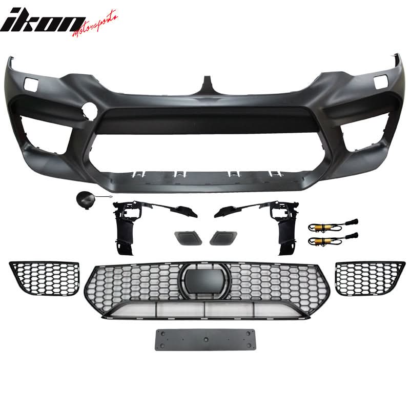 2017-2020 BMW G30 Sedan M5 Style Front + Rear Bumper w/ Diffuser PP - Image 5