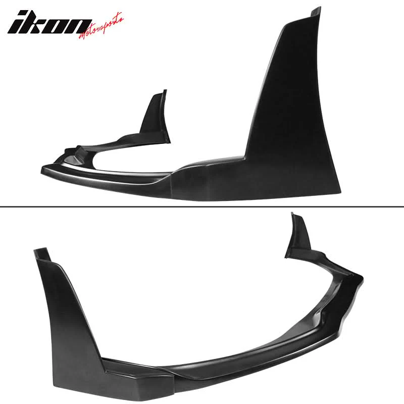 2017-2020 Toyota 86 CS Style Black Front Bumper Lip Front Winglets PU - Image 5
