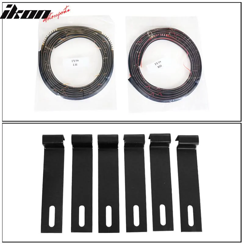 2017-2020 Toyota 86 Side Skirts Rocker Panel Black PP - Image 4