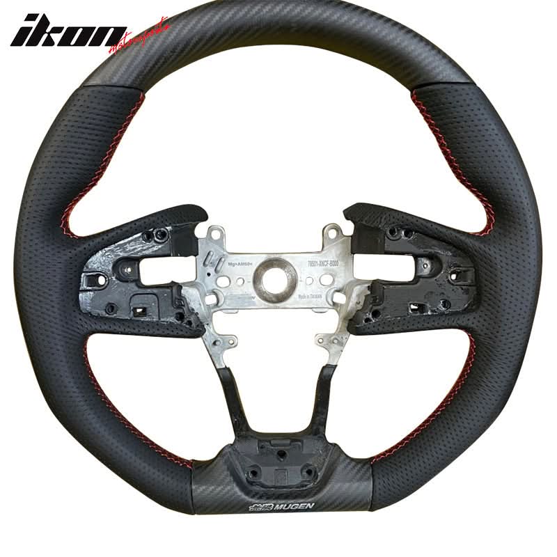 2017-2021 Honda Civic 10th Gen Type R Matte Black Steering Wheel CF - Image 4