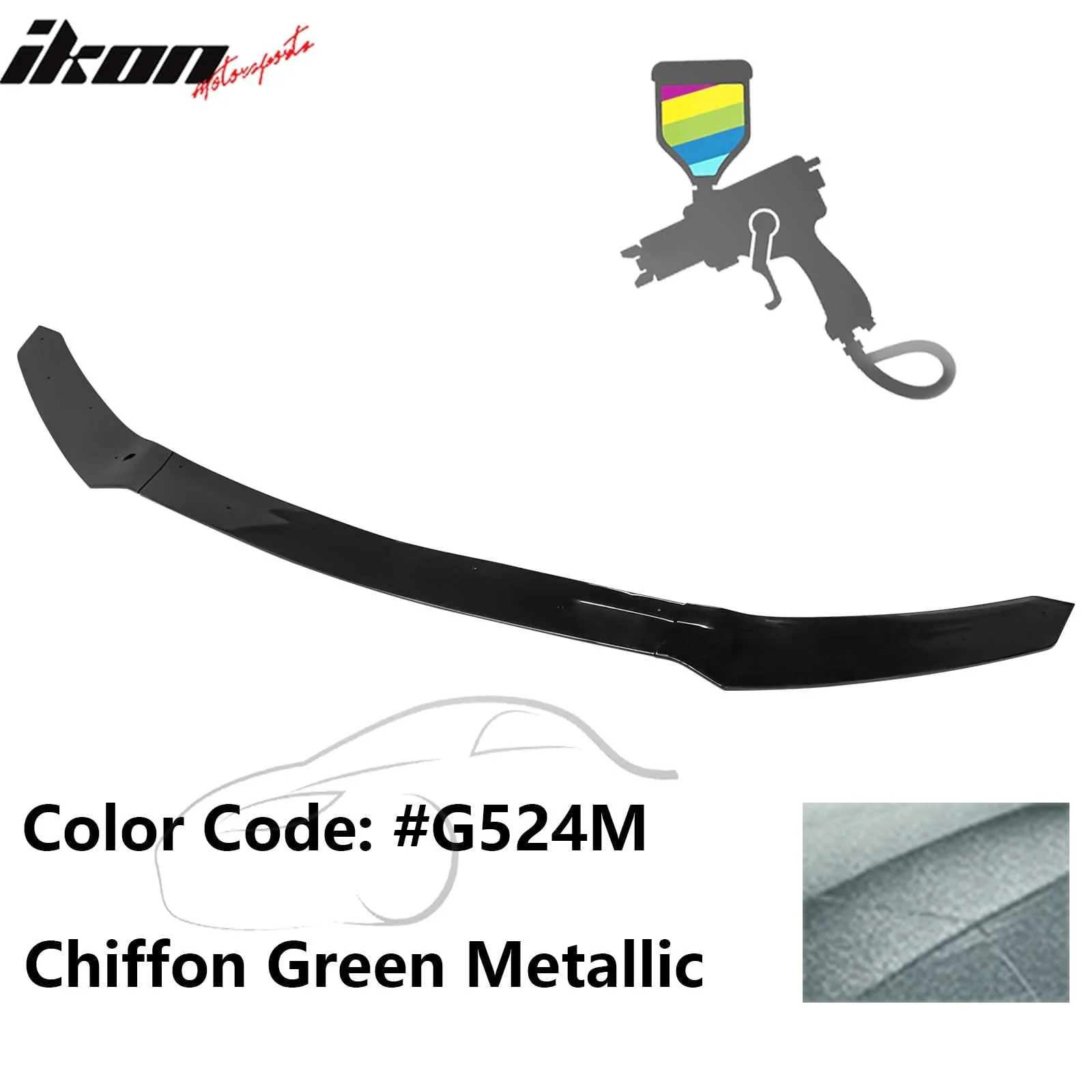 2017-2021 Honda Civic Hatchback HFP Style Front Bumper Lip PP 3PCS - Image 12
