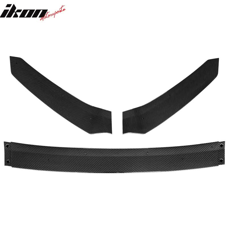 2017-2021 Honda Civic Hatchback HFP Style Front Bumper Lip PP 3PCS - Image 2