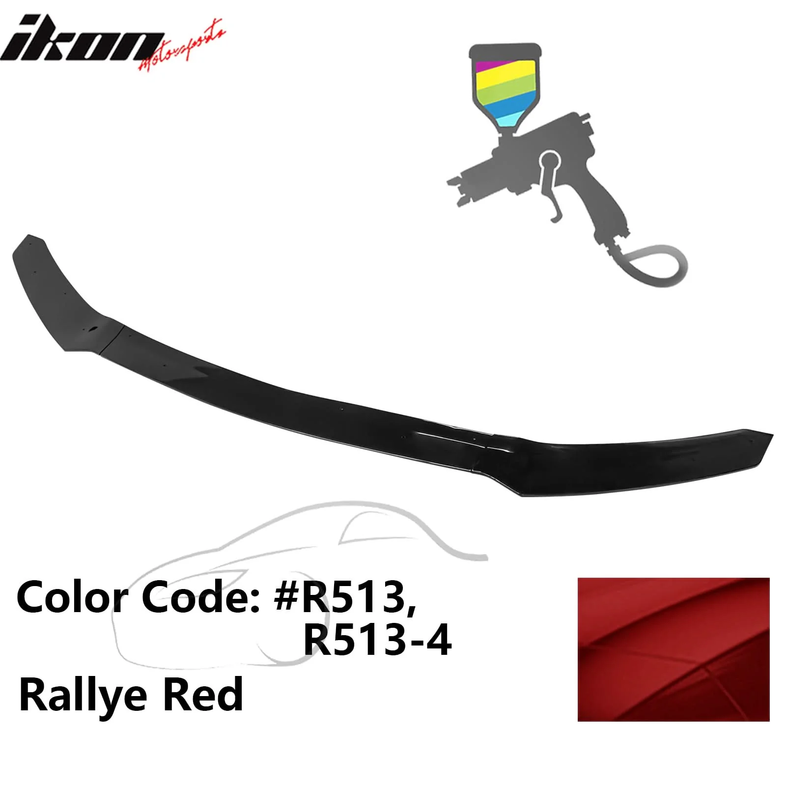 2017-2021 Honda Civic Hatchback HFP Style Front Bumper Lip PP 3PCS - Image 25