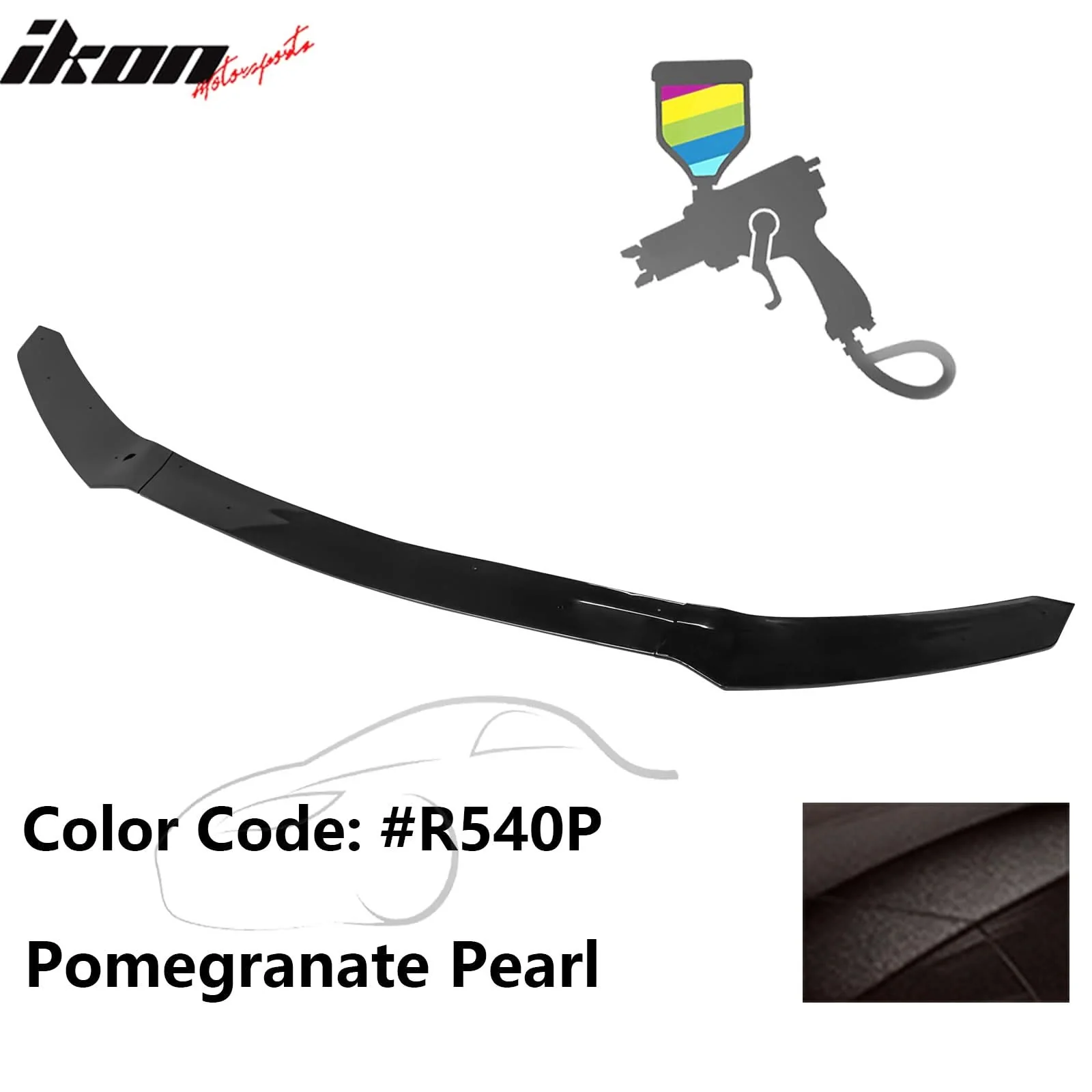 2017-2021 Honda Civic Hatchback HFP Style Front Bumper Lip PP 3PCS - Image 27