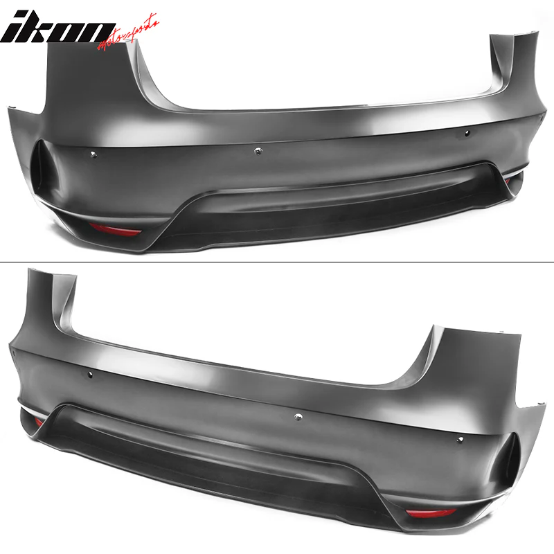 2017-2023 Tesla 3 Unpainted Black Front Bumper Guard Rear Bumper PP - Image 9
